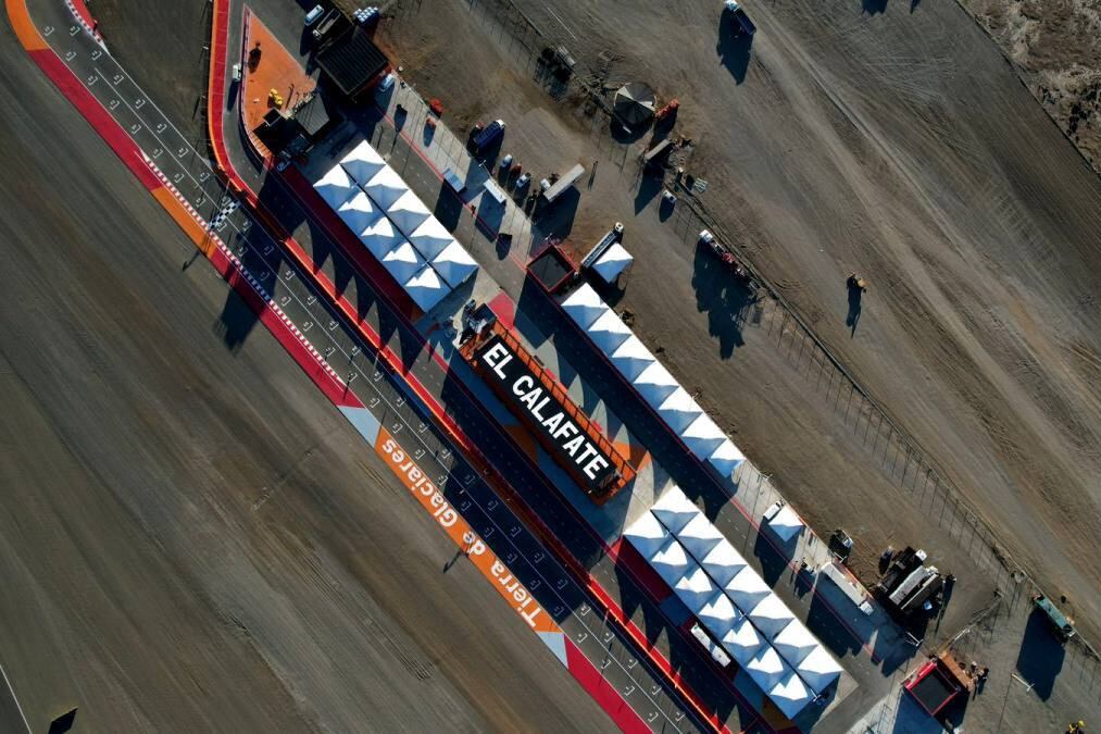 El autódromo de El Calafate.