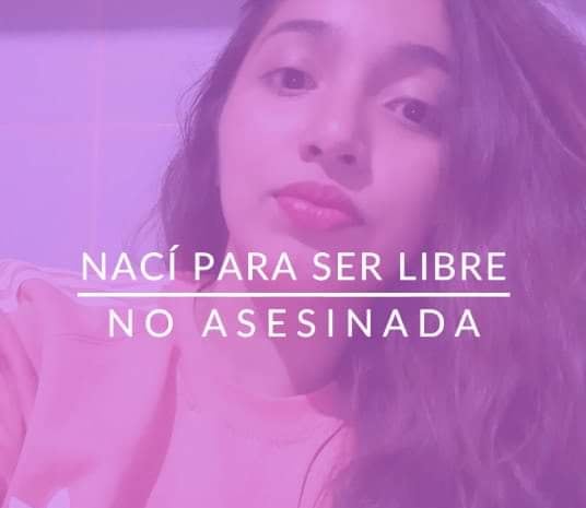 Posteo de Florencia en 2020, tras una sucesión de femicidios en Jujuy. 