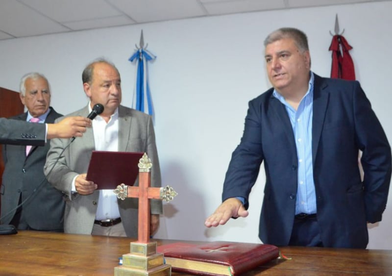 Domínguez y Villada tomaron juramento a Zigarán. 
