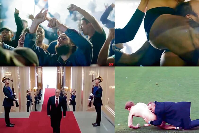 El comercial hilvana imágenes de Putin con el supuesto “amor” entre hombres futboleros.