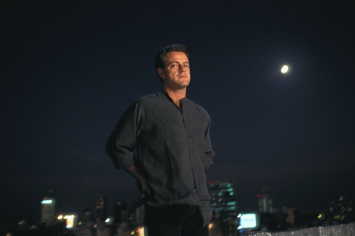 Juan Forn fotografiado en los años 90