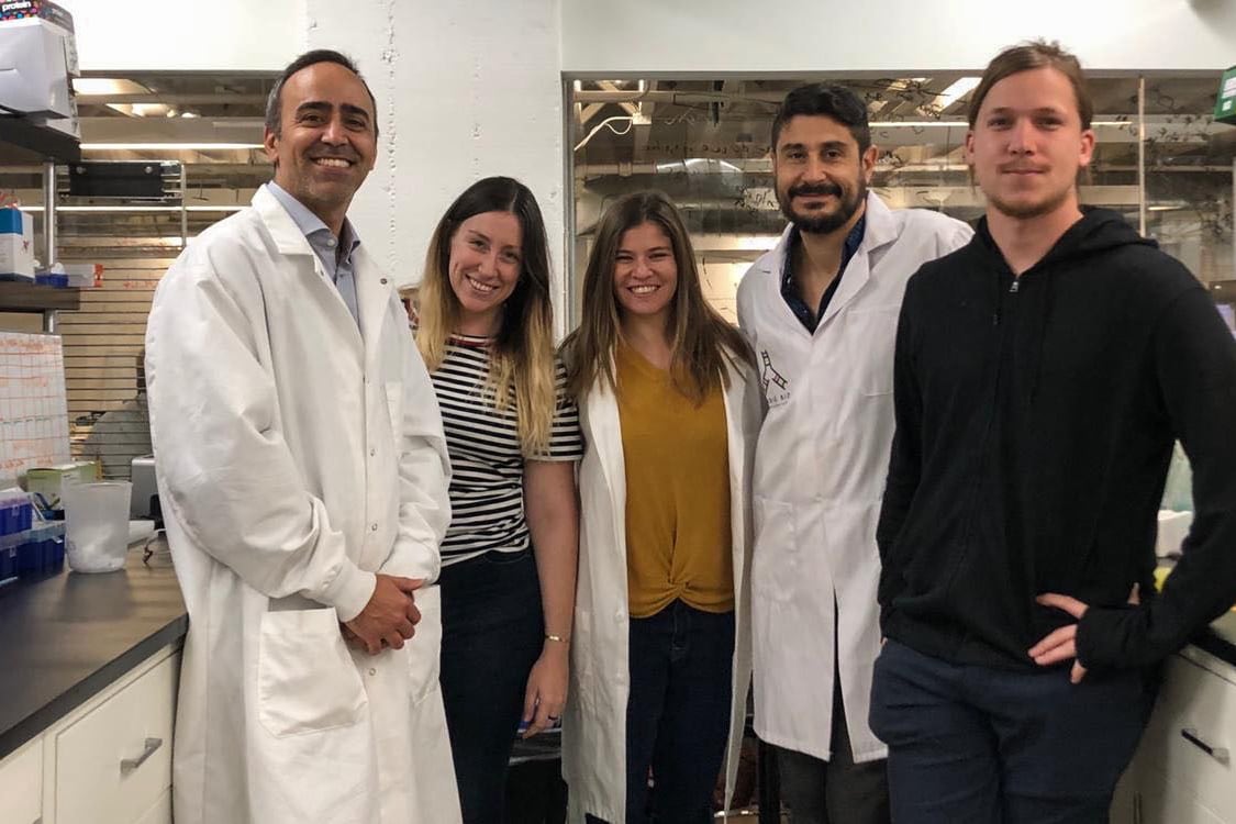 Federico Pereyra Bonnet, Lucía Curti, Carla Giménez, Guillermo Repizo y Franco Goytía.