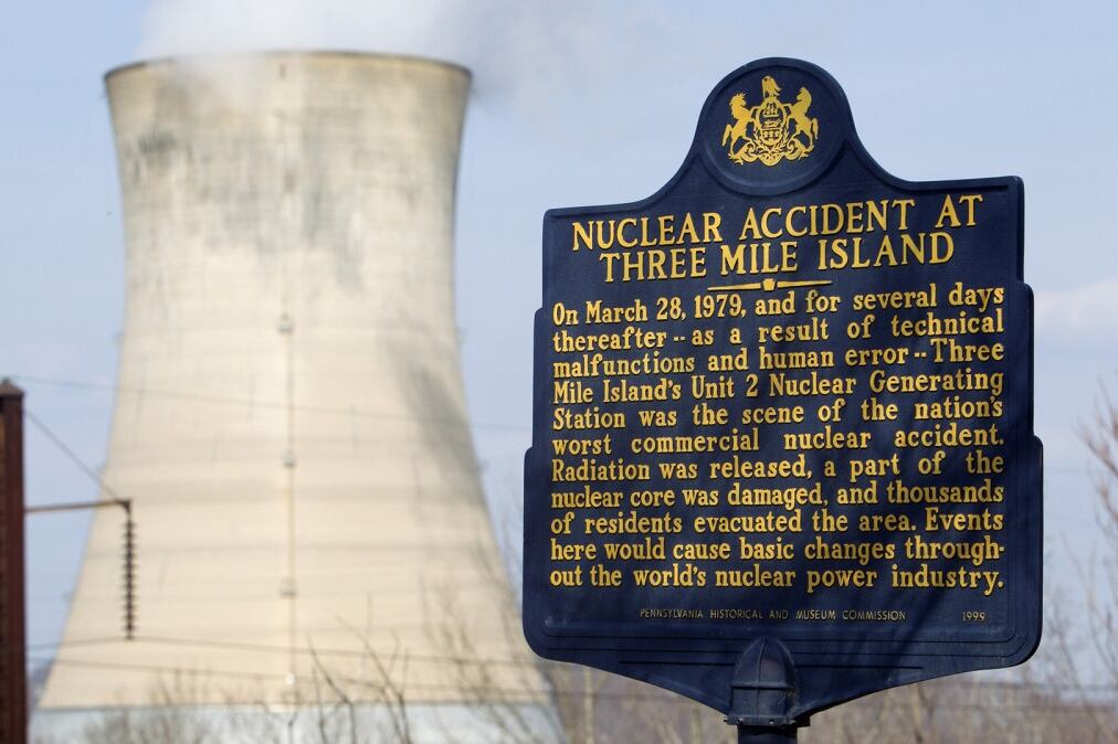 En la central nuclear de Three Mile Island se produjo en mayor desastre atómico en Estados Unidos