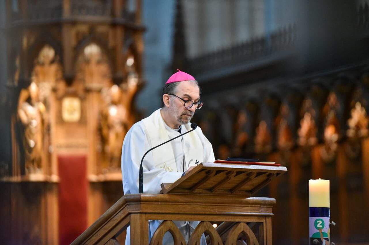 Gustavo Carrara, arzobispo de La Plata. 
