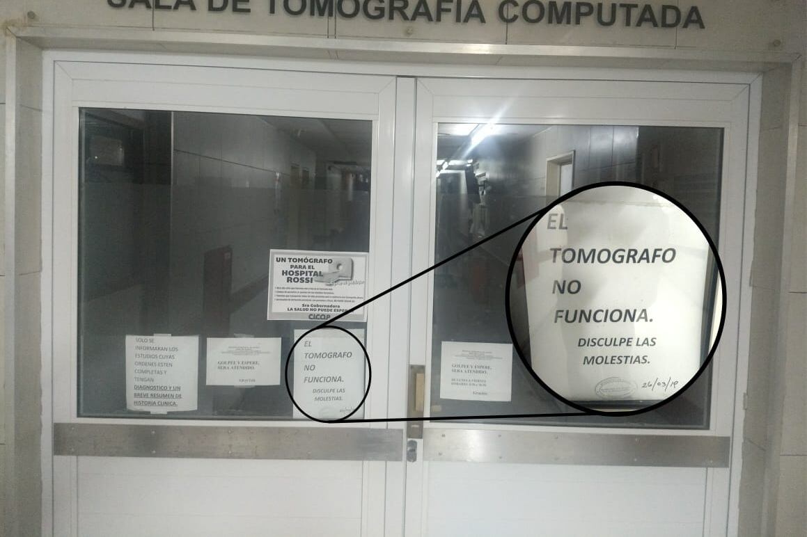 Los médicos advirtieron que el del Hospital de Niños tampoco funciona.