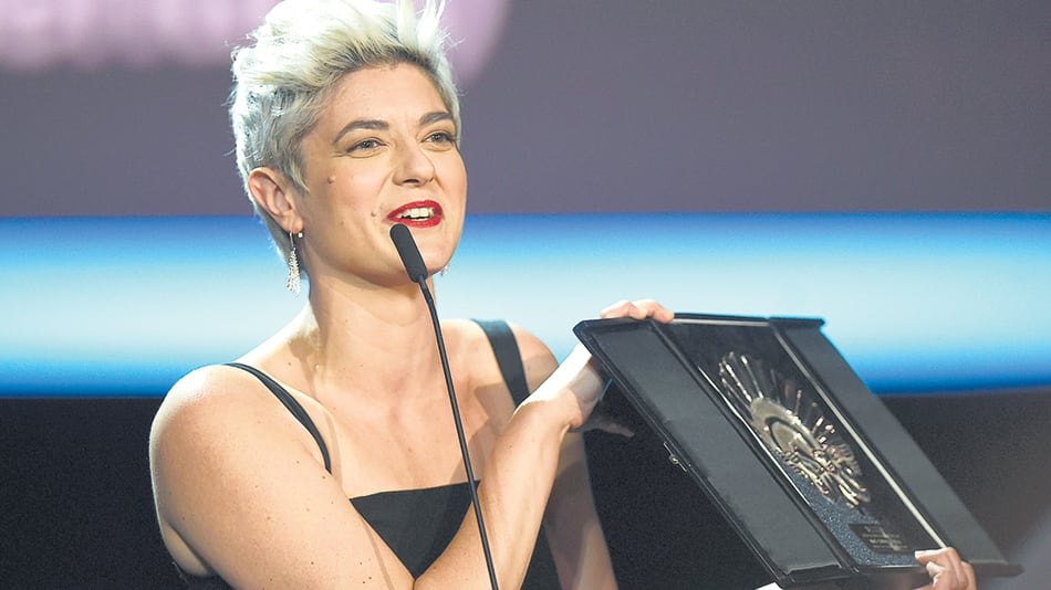 Berneri compartió el premio “muy especialmente con todas las mujeres que han inspirado esta película”.