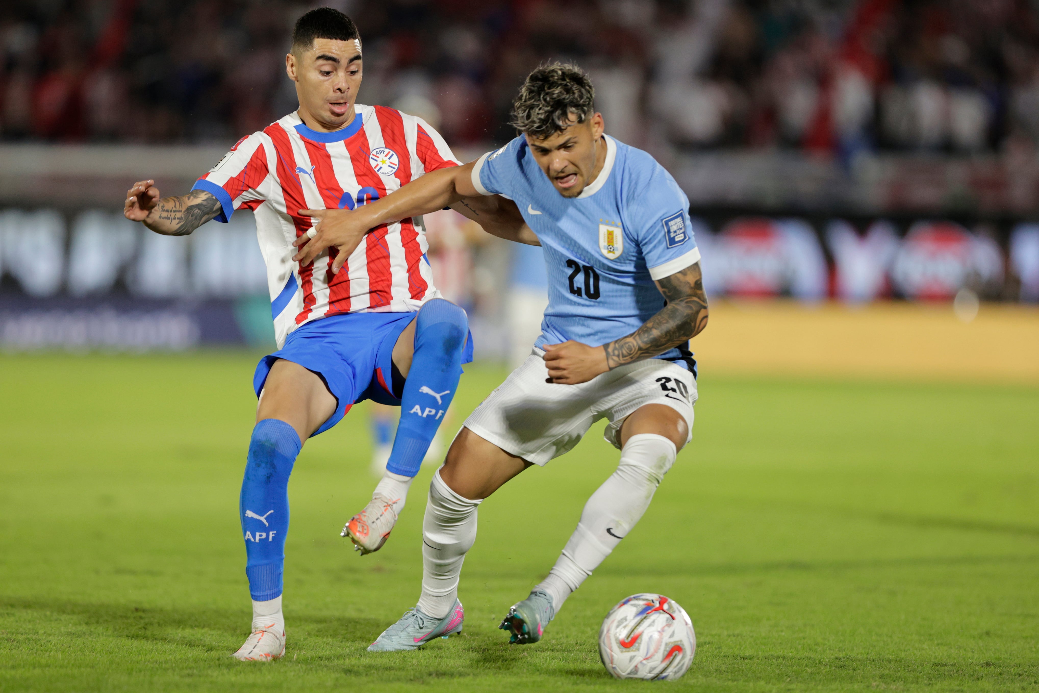 La Celeste no pudo frente a Paraguay en Asunción
