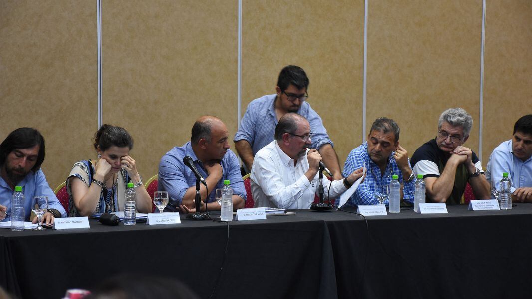 Cabrini (parado) en paritarias provinciales