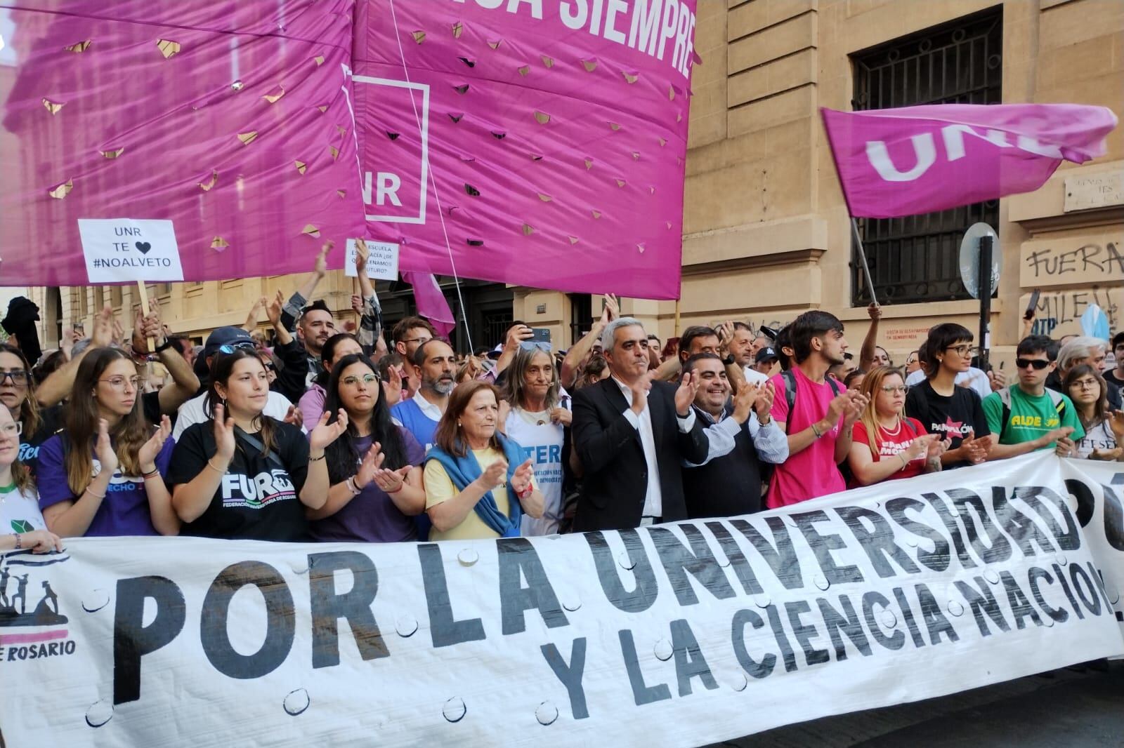 Rosario volvió a movilizarse ayer.