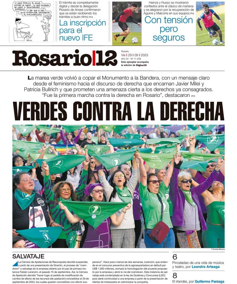 VERDES CONTRA LA DERECHA - 28/09/2023