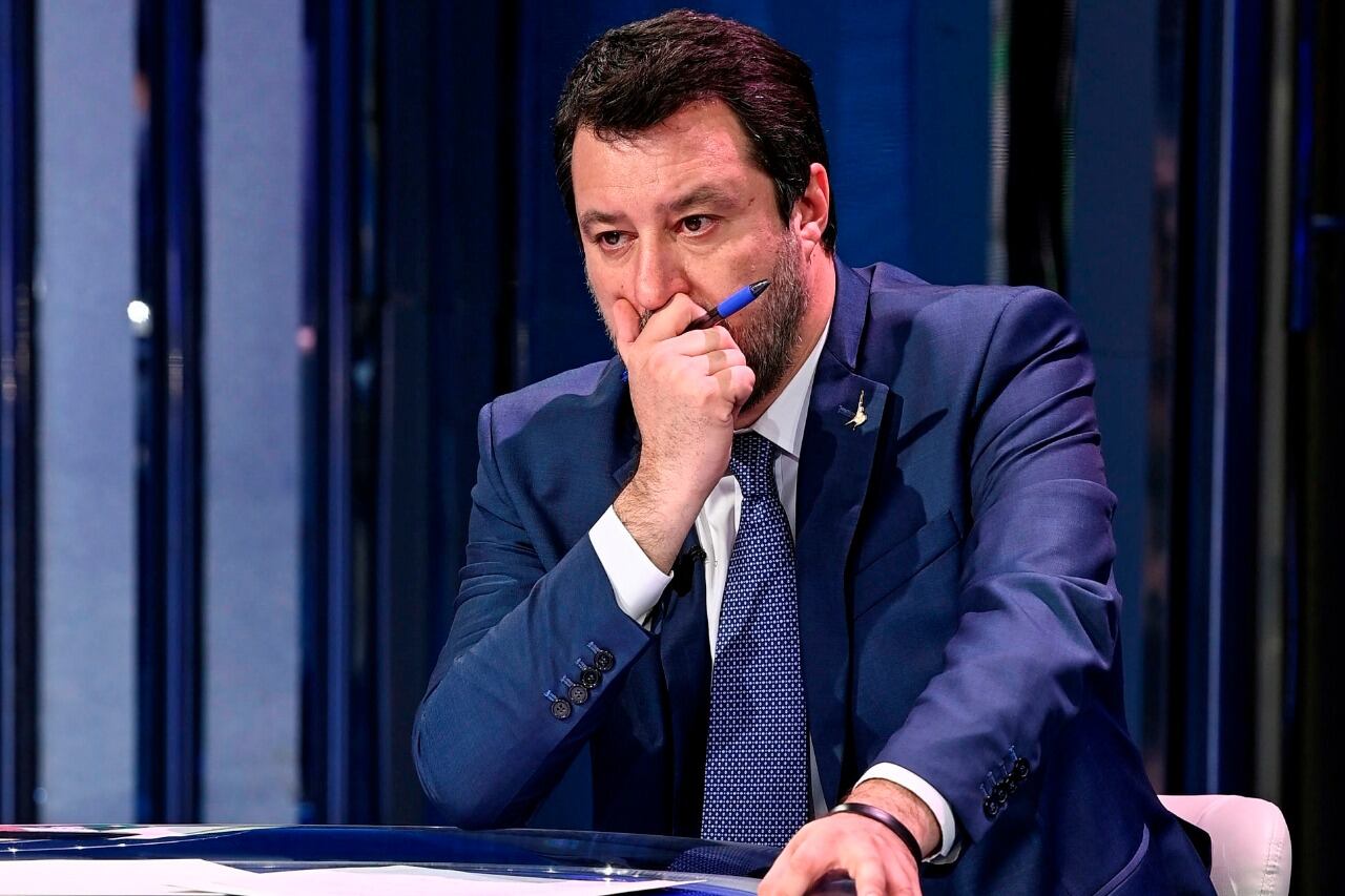 Mattteo Salvini, procesado por secuestrar migrantes africanos.