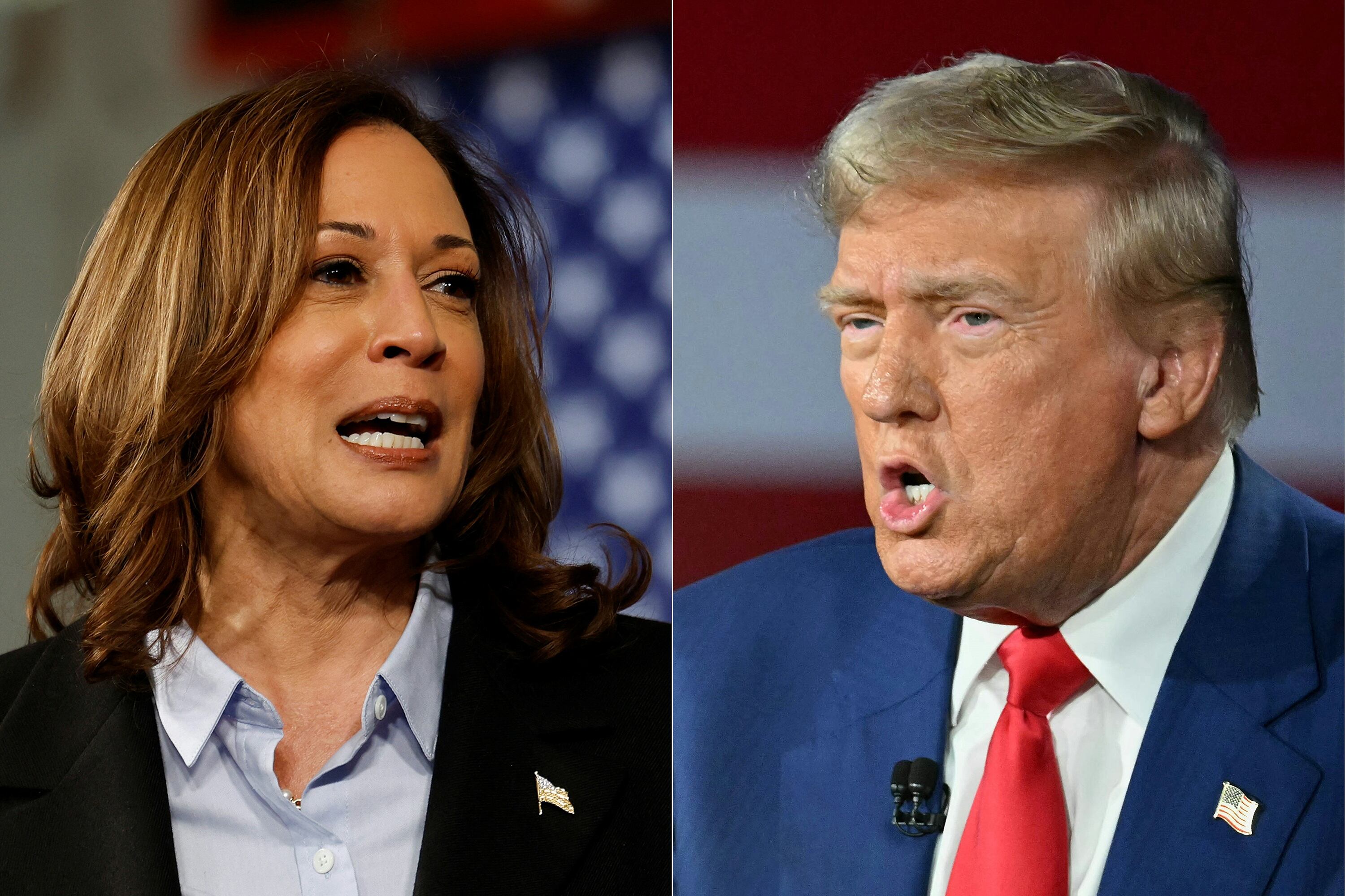 Trump contratacó a Harris luego de que la vicepresidenta visitara la frontera con México el viernes