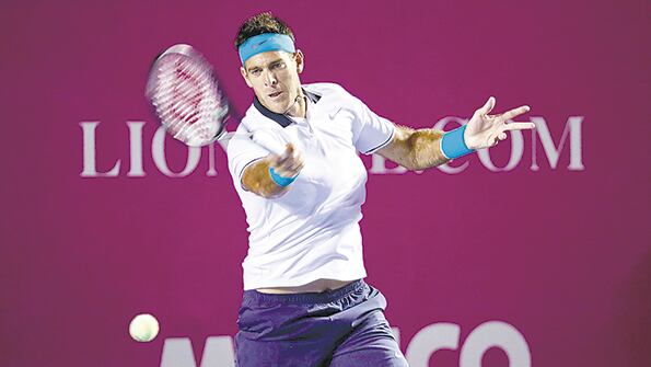 “Me costó cerrar el partido y tuve varios errores”, dijo Del Potro al analizar su triunfo.