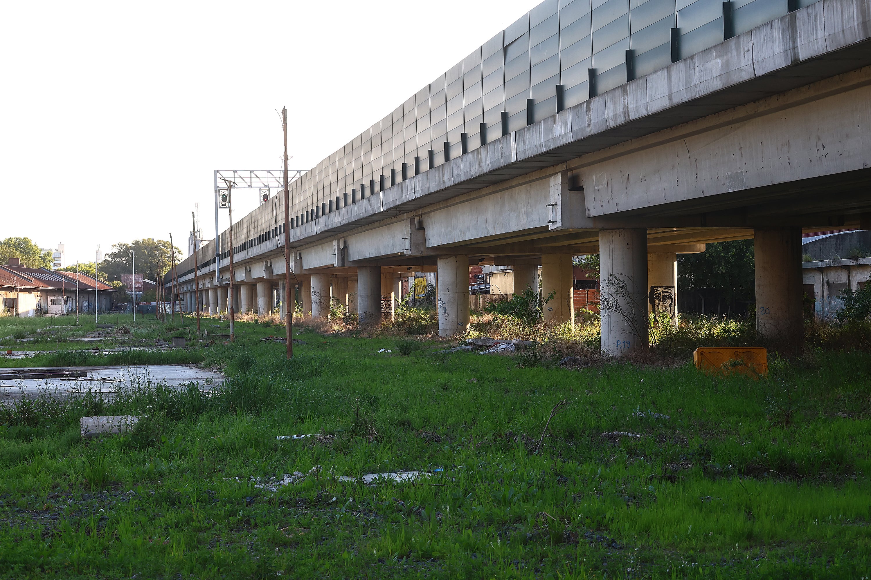 El espacio donde se pide instalar un "bosque urbano".