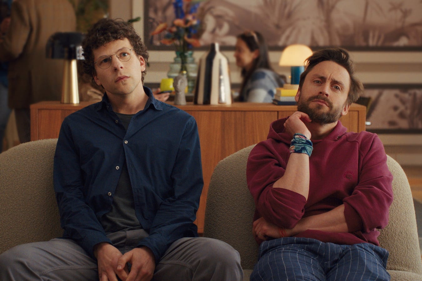 Eisenberg y Kieran Culkin, el dúo de primos que protagoniza "Un dolor real"