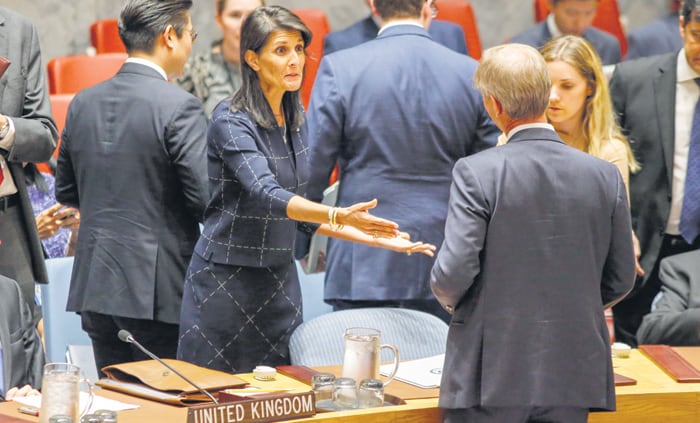 La resolución aprobada ayer en la ONU fue un texto menos drástico que lo fijado por EE.UU.