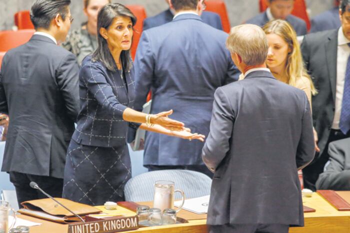 La resolución aprobada ayer en la ONU fue un texto menos drástico que lo fijado por EE.UU.