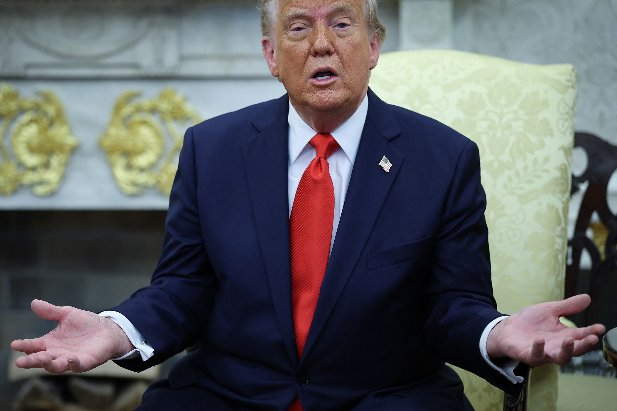 Donald Trump, presidente de  Estados Unidos.