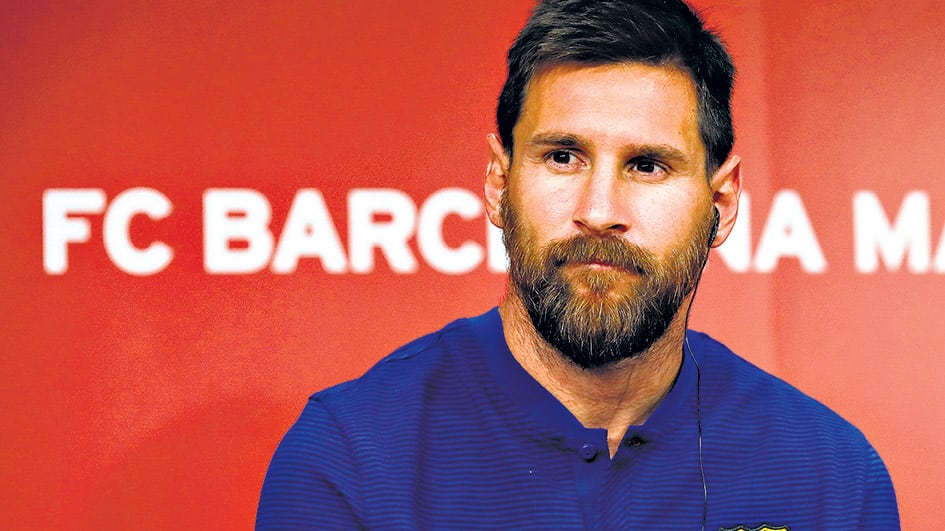 Messi ayer se sumó a los trabajos de pretemporada.