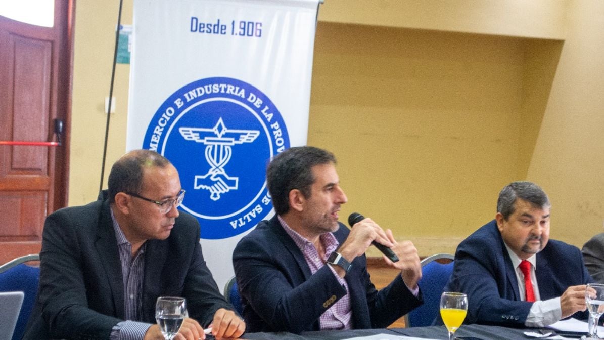 Diego Dorigato (centro) y Daniel Betzel (derecha)