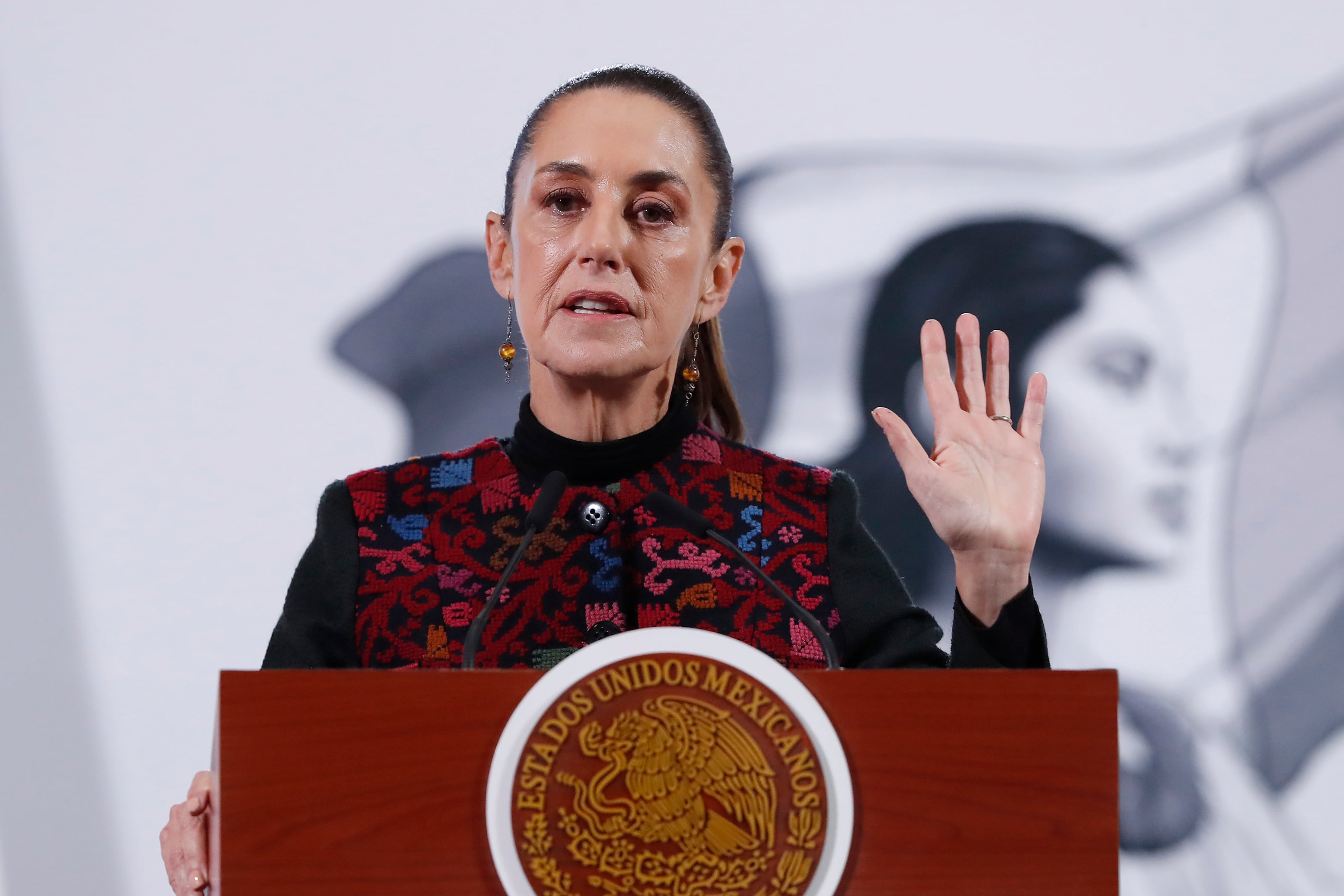 Claudia Sheinbaum, presidenta de México, le respondió a Trump.