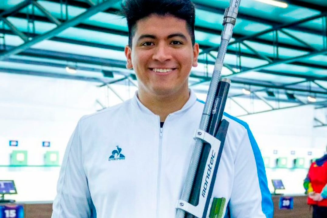 El tirador olímpico catamarqueño Julián Gutiérrez