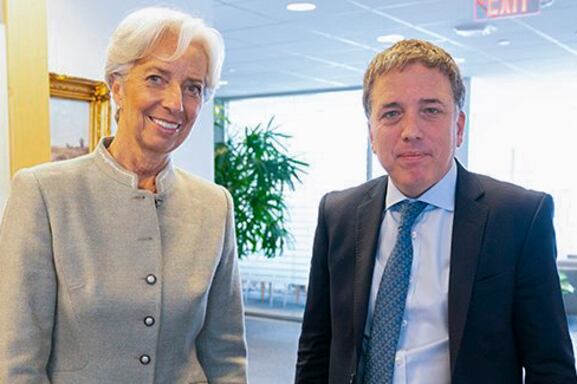 Lagarde y Dujovne. Nuevo encuentro entre la titular del FMI y su leal ministro de Hacienda, antes de aprobar un nuevo desembolso.