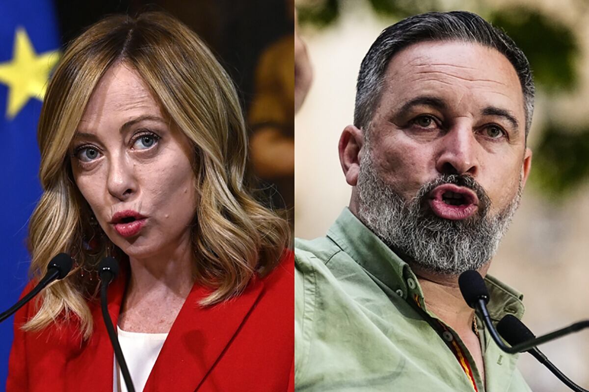 Meloni y Abascal. 