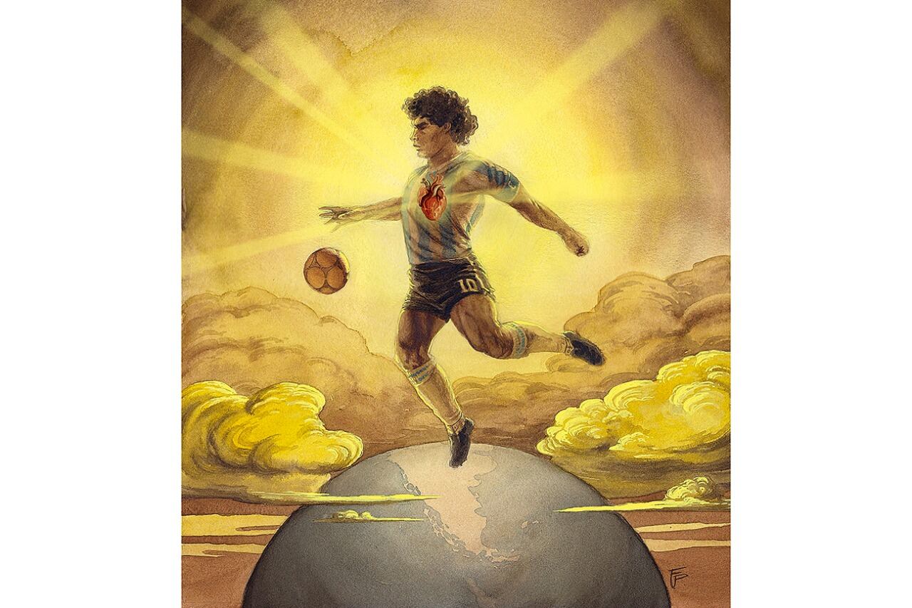 La ilustración de Federico Parolo para Caras y Caretas.