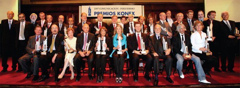 Los Konex de Comunicación y Periodismo, en su última entrega, hace diez años.