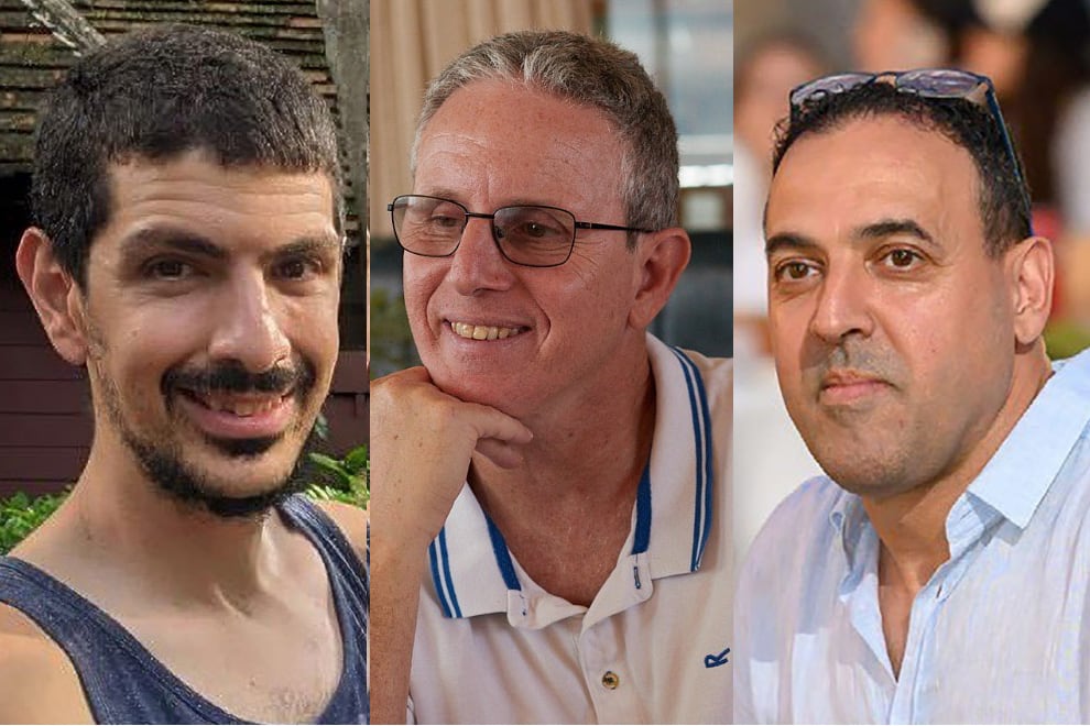 Los rehenes que saldrán libres después de 16 meses. 