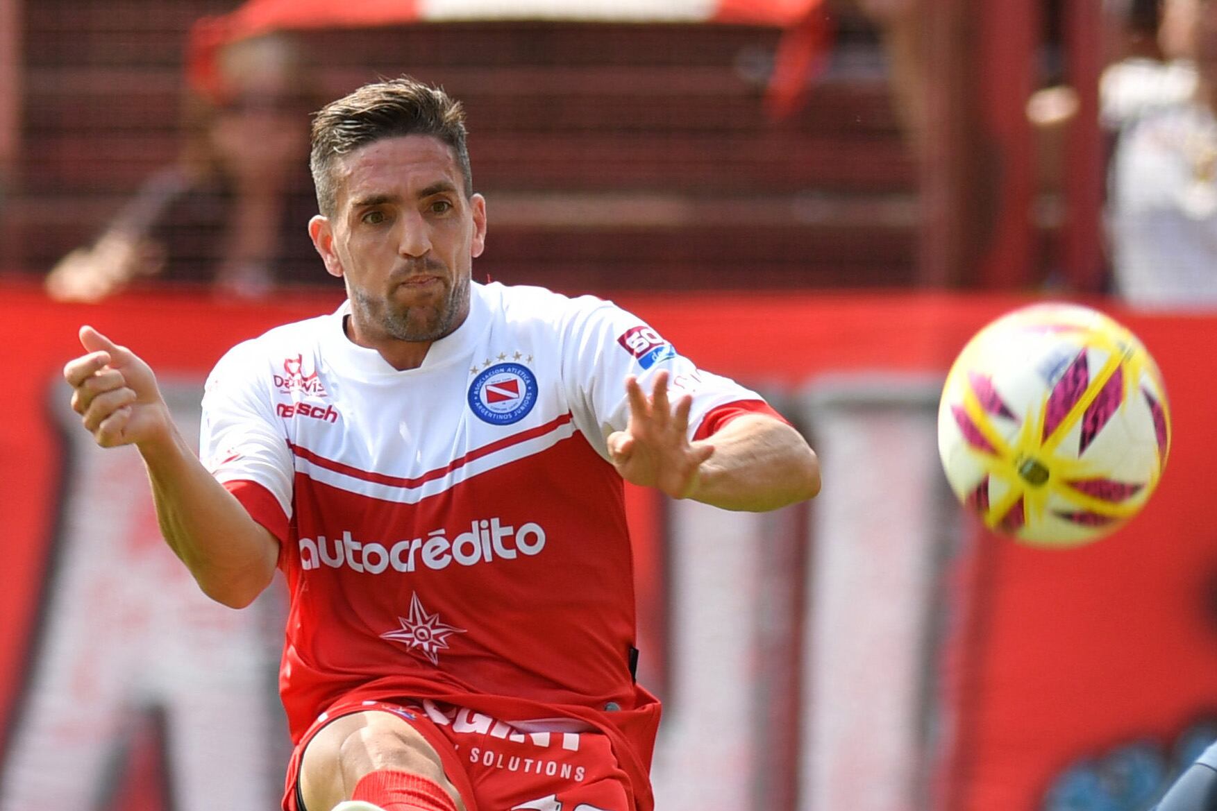 Gabriel Hauche, una de las figuras de Argentinos.