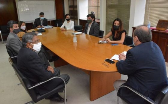 Reunión en octubre de 2020 con Ricardo Villada. 