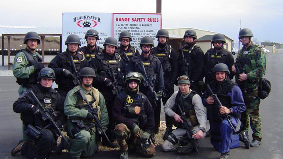 Contratistas militares privados estadounidenses de Blackwater.