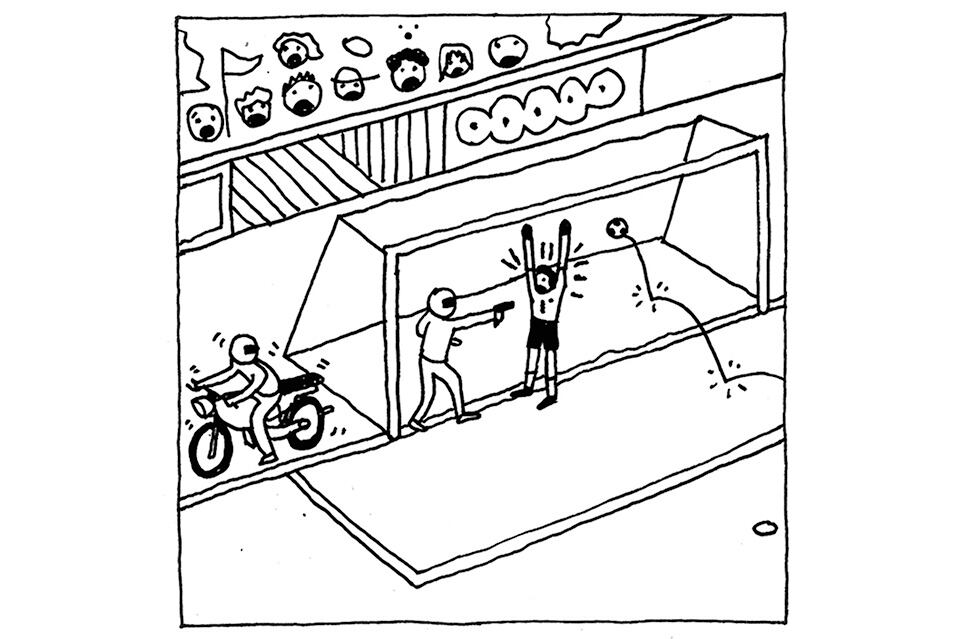 Penales reúne el trabajo que se publicó con el seudónimo de Feli Punch.