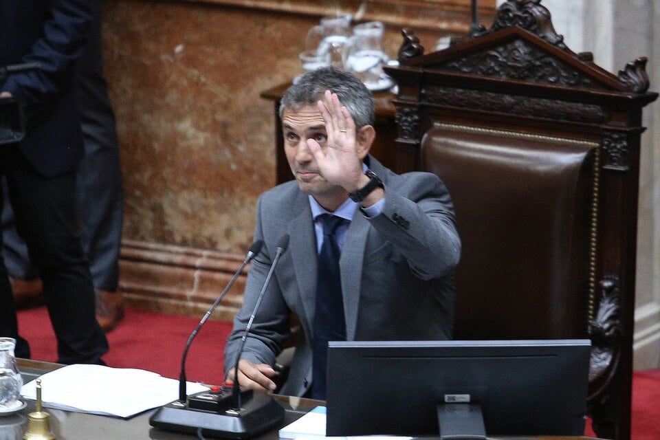 Martín Menem, presidente de la Cámara de Diputados.