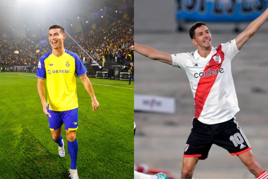 Cristiano Ronaldo y Nacho Fernández. 