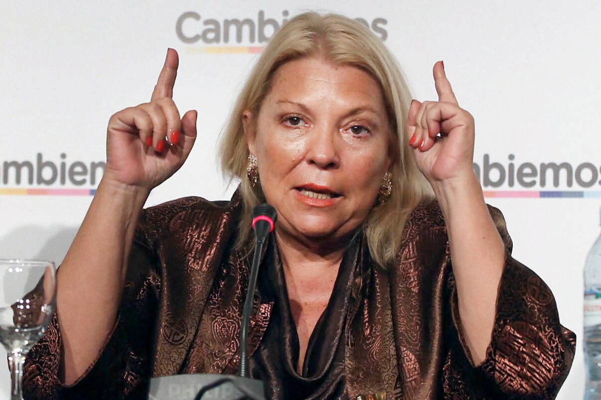 Elisa Carrió, de la Coalición Cívica