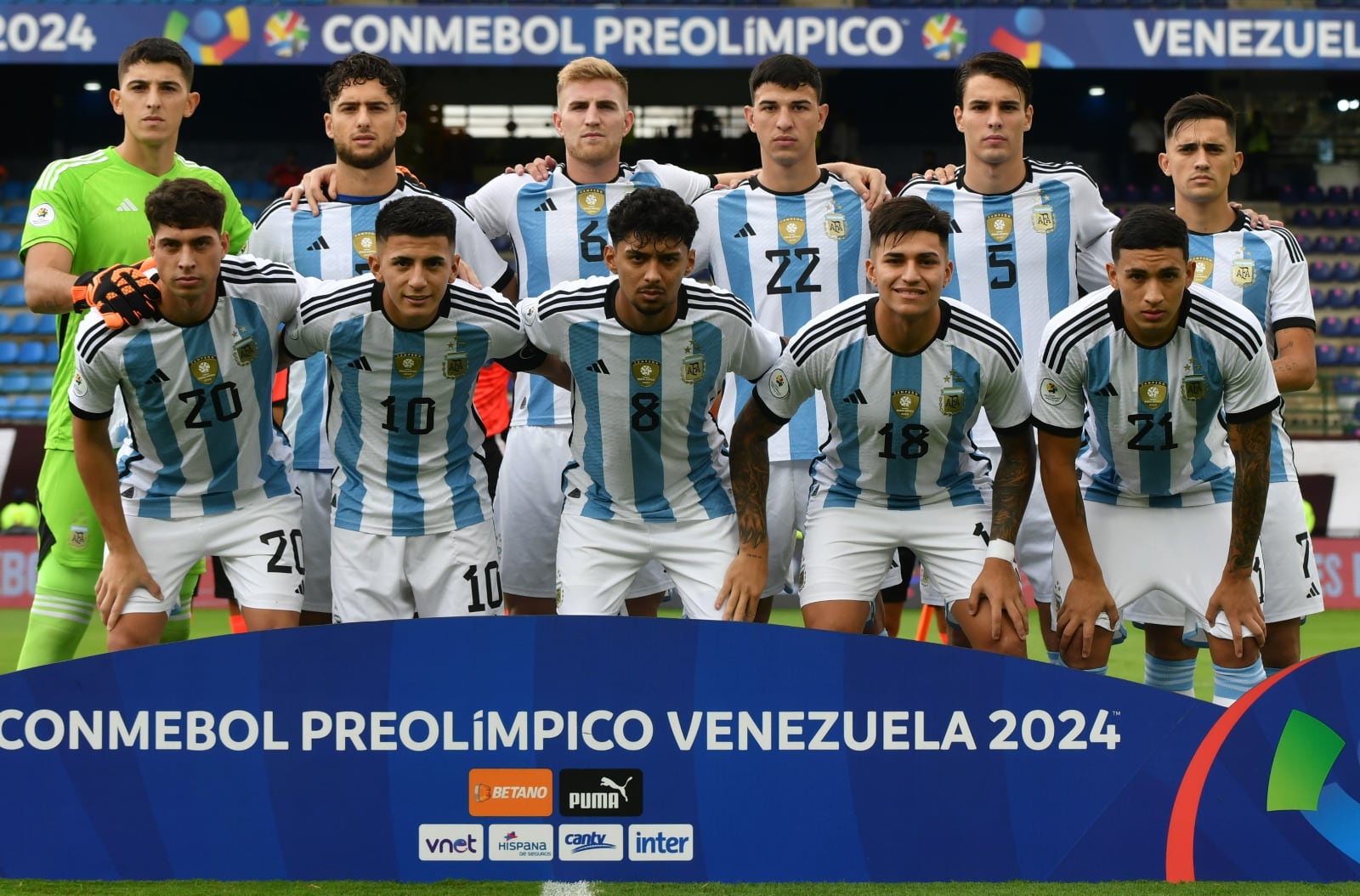 La selección argentina Sub-23 busca la clasificación a los Juegos Olímpicos. 