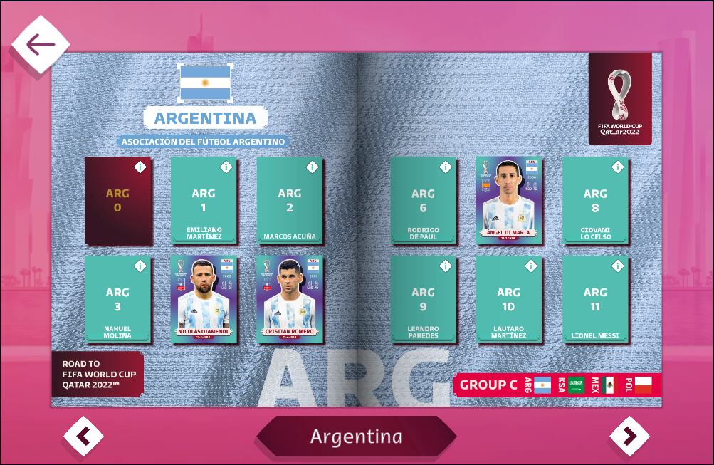 El nuevo código para obtener un sobre extra del álbum virtual del Mundial Qatar