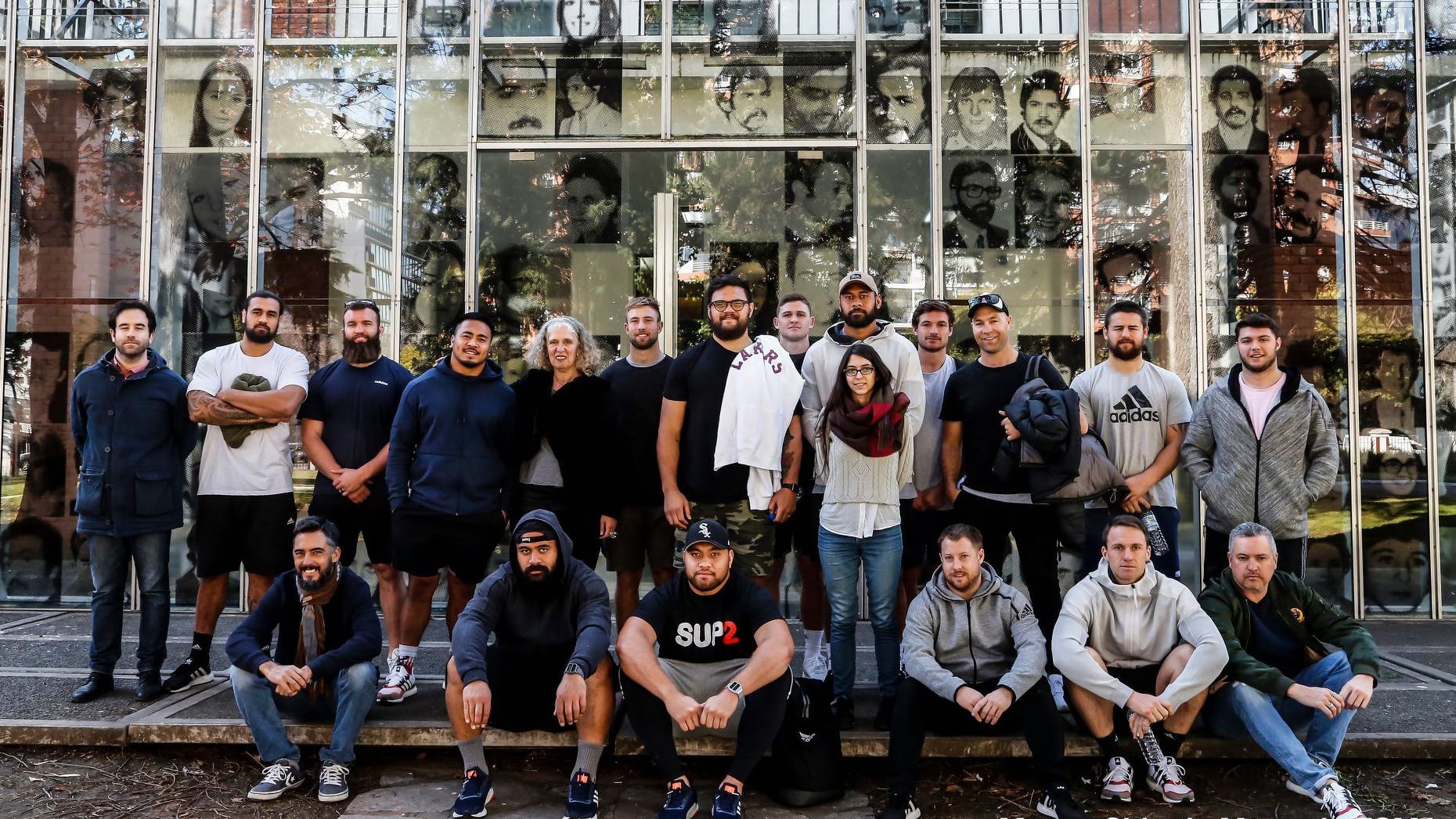 Los All Blacks en la Ex ESMA.