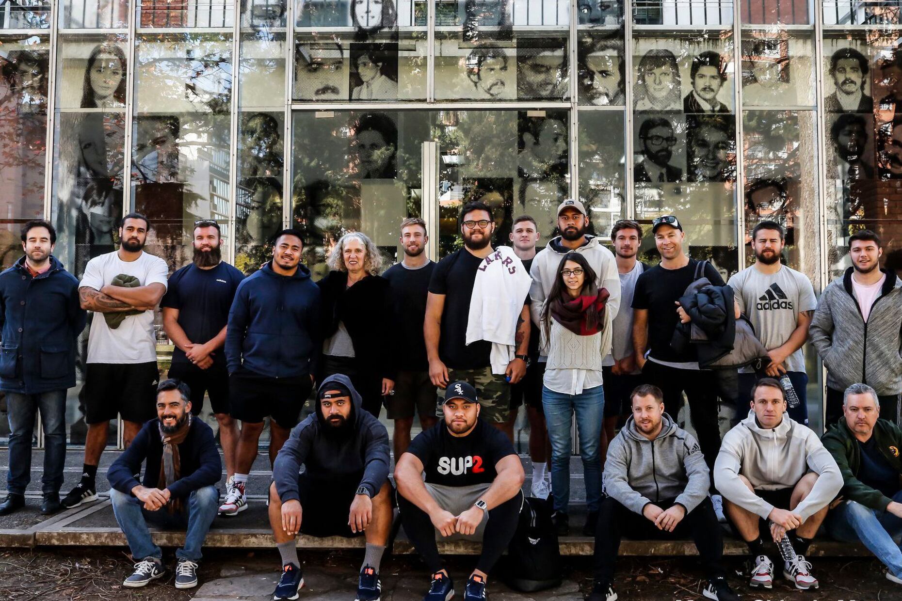 Los All Blacks en la Ex ESMA.