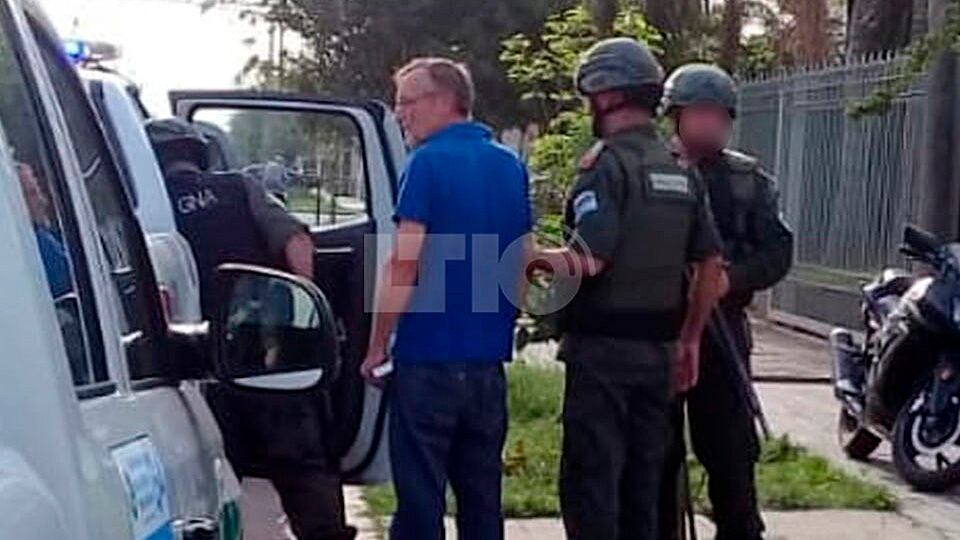 Imagen que difundió una radio santafesina.