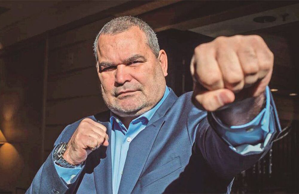 El exarquero de Vélez José Luis Chilavert, candidato a las presidenciales de Paraguay.