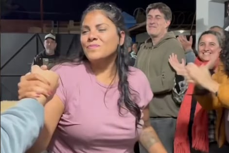 Mieri, tras dejar la cárcel.