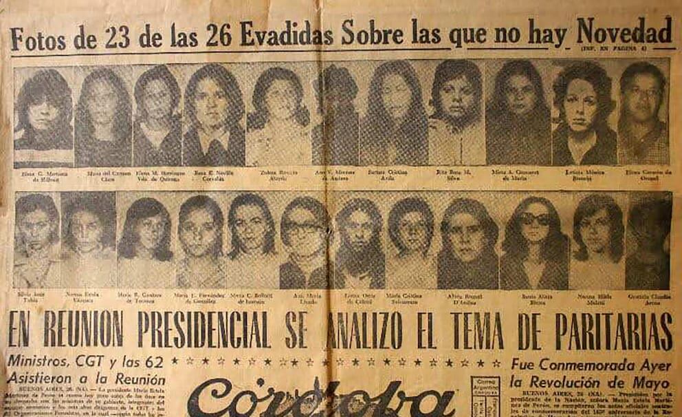 Un recorte de la época. La fuga fue tan bien orquestada que en principio no encontraron a ninguna.