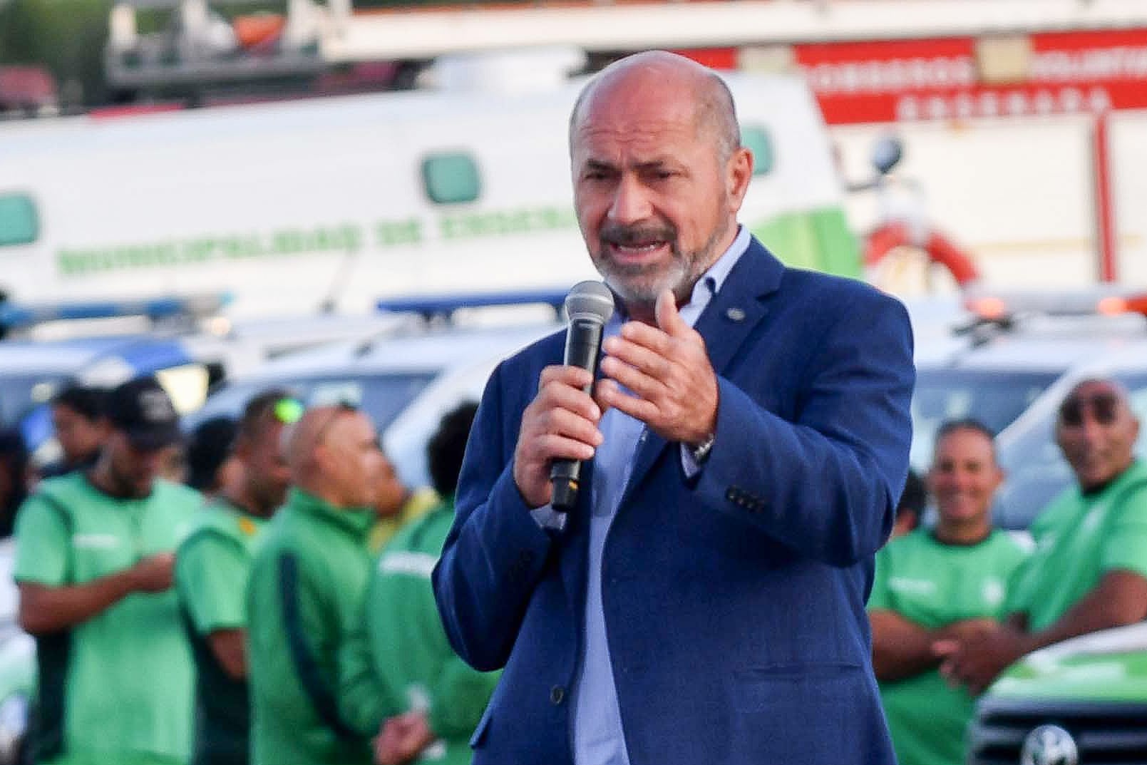 Mario Secco, intendente de Ensenada