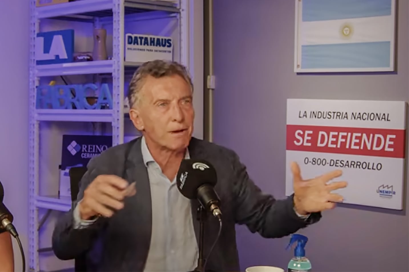 Macri en el streaming “La Fábrica”