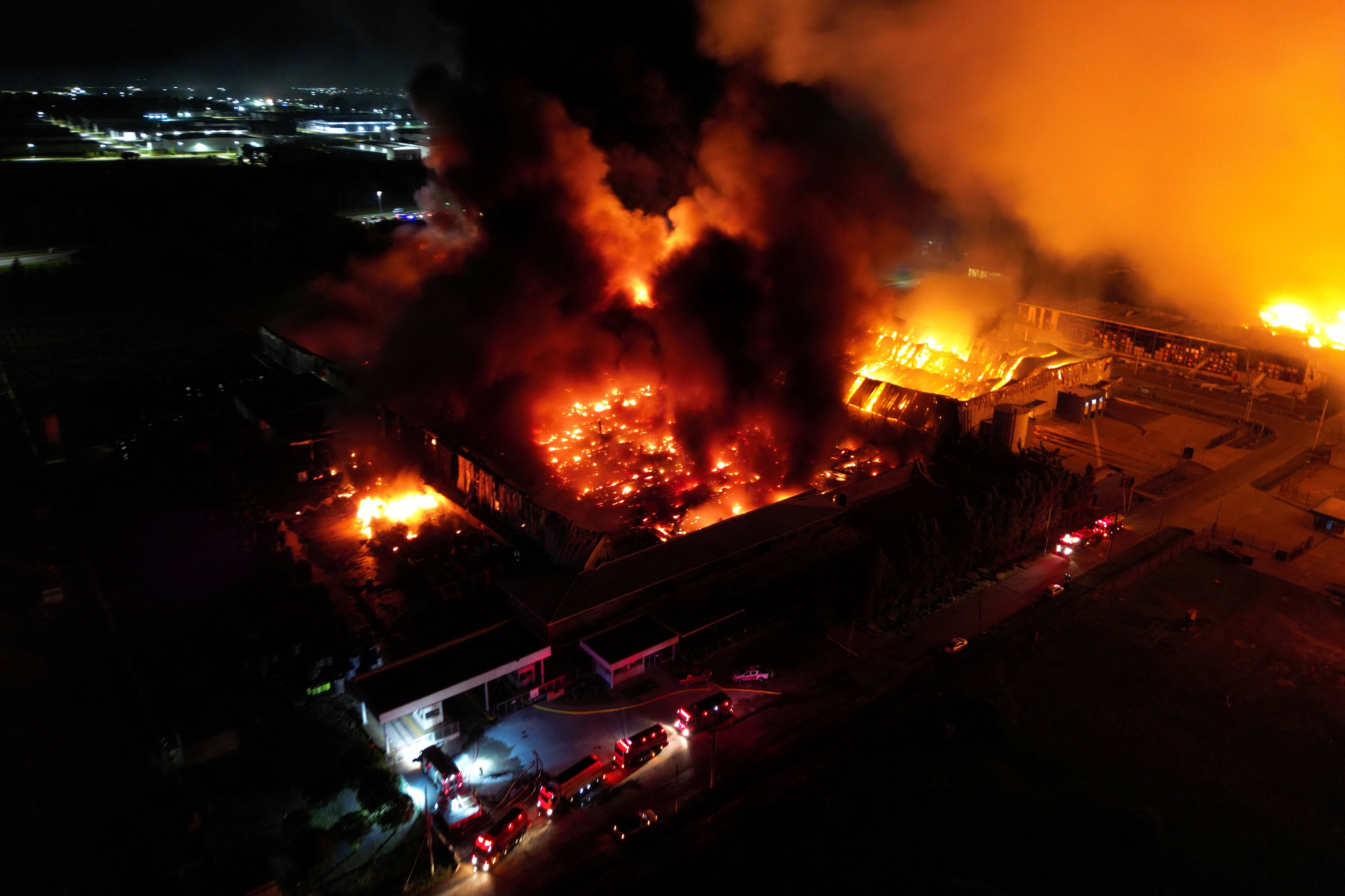 Explosión polo industrial Ezeiza