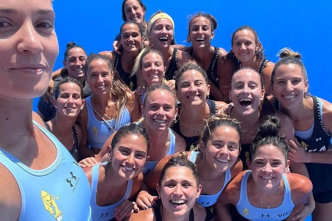 Las Leonas se enfrentarán a Inglaterra por los cuartos de final del Mundial de Hockey 2022. Imagen: @arg_fieldhockey.  